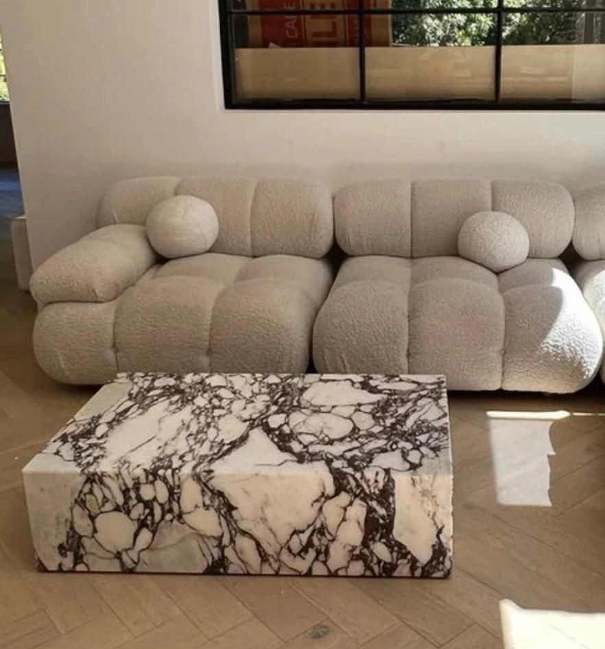 Calacatta Viola marble coffee table – view 12