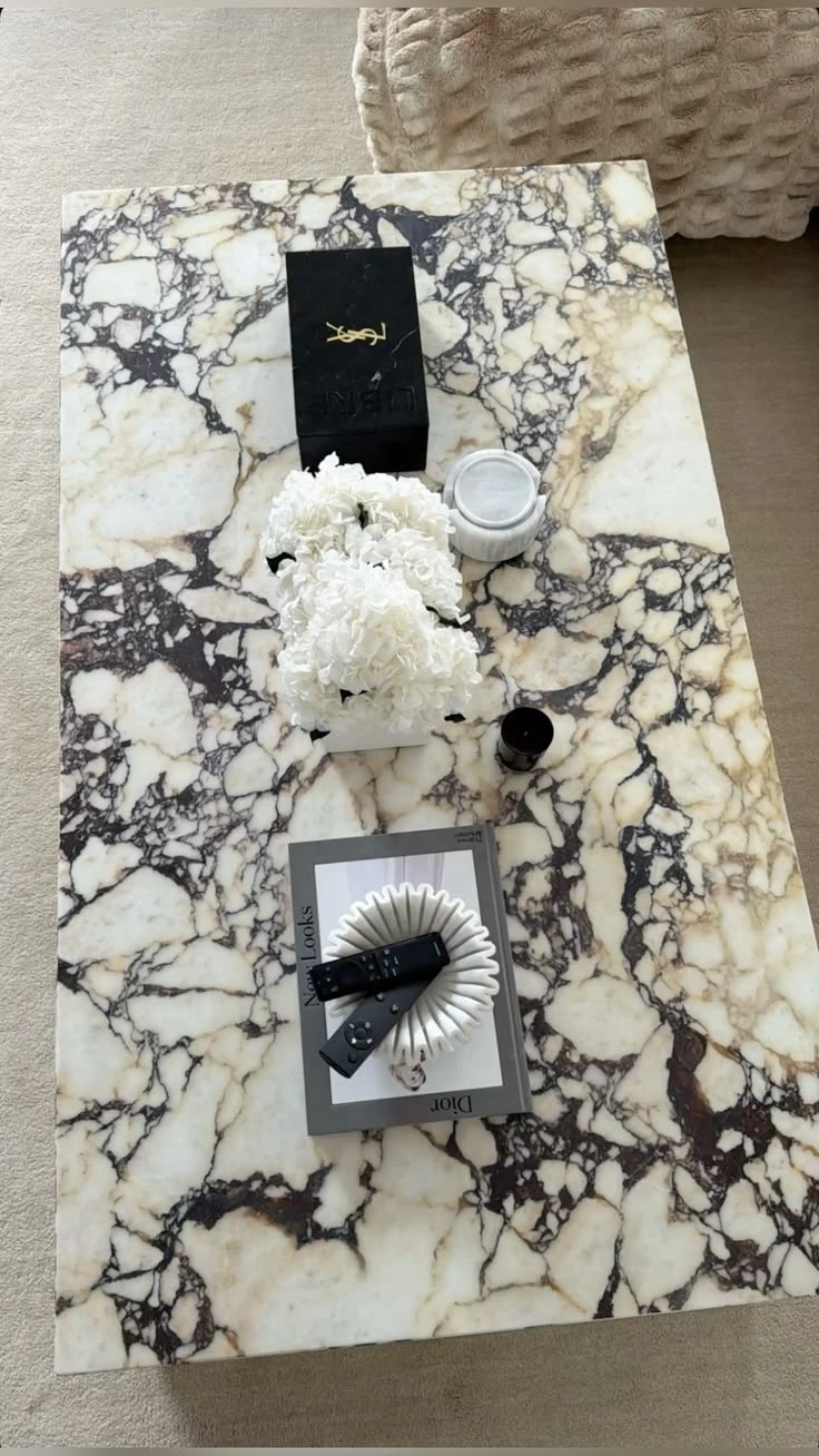 Calacatta Viola marble coffee table – view 14